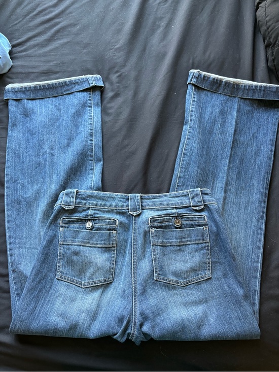 New York & Company Denim - New York & Company Medium Blue Flare Jeans